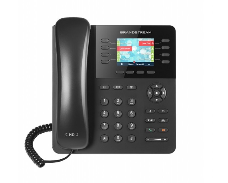 Grandstream GXP2135 High End IP Phone - PoE, 320x240 Colour LCD, 8 lines, 4 SIP accounts, 4 XML programmable context-sensitive soft keys