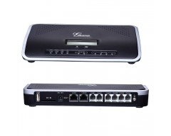 Grandstream UCM6204 - 2 FXS, 4FXO, 500 Users, 45 Concurrent VoIP Calls, Dual-Core 1GHz 1GB RAM
