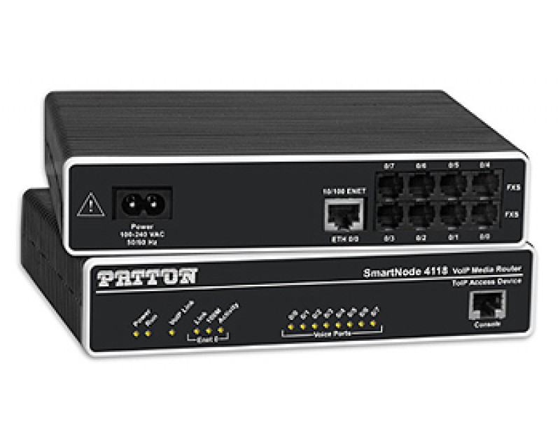 Patton SmartNode 4114 4-Port Gateway - 4 FXS