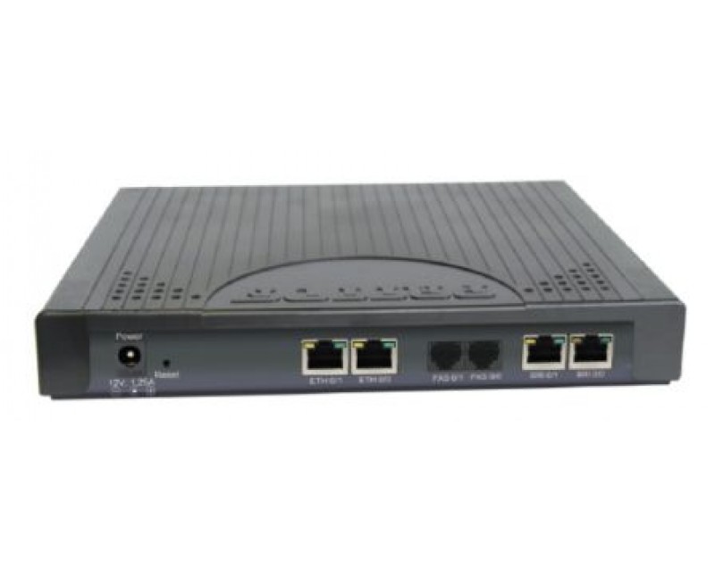 Patton SmartNode SN4151 Analog & BRI VoIP Gateway - 2 BRI, 2FXS, 4VoIP Calls upgradeable (max. 8), 4 SIP sessions, 2x Gig Ethernet, High Precision Clock