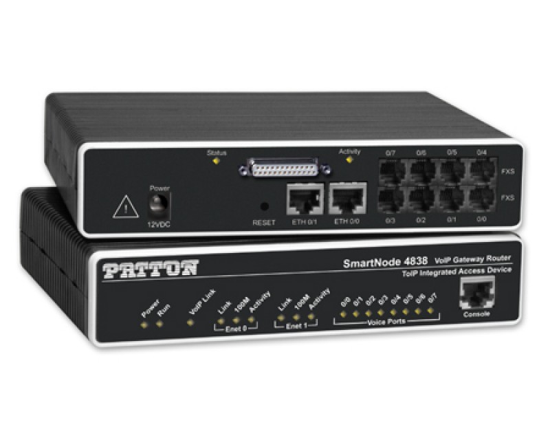 Patton SmartNode 4834 4-Port IAD - 4 FXO (X.21)