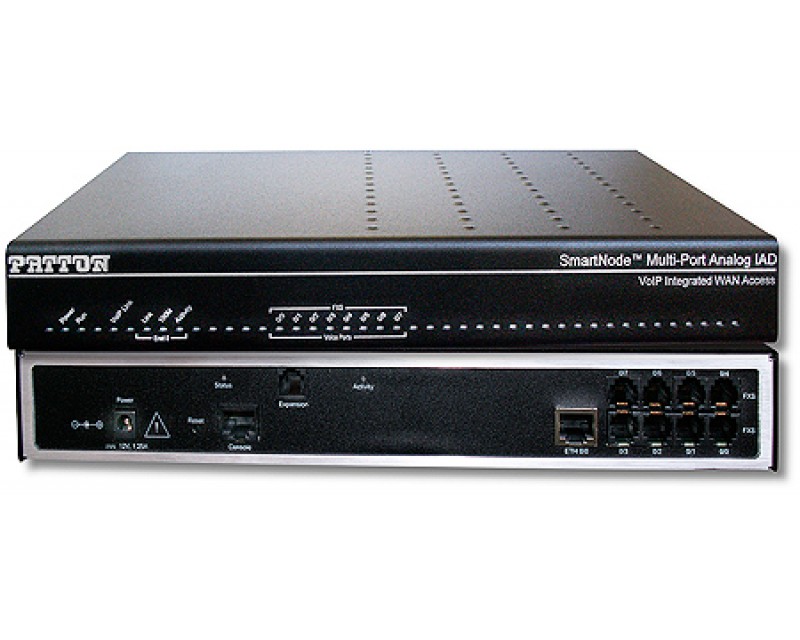 Patton SmartNode 4836 6-Port Analogue VoIP IAD - 4 FXS & 2 FXO (X.21)