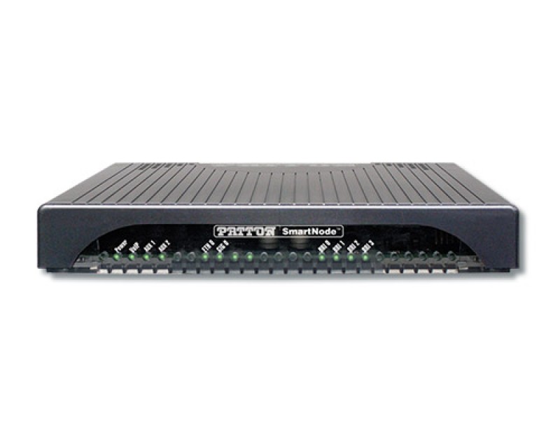 Patton SmartNode 4131 - SmartNode VoIP GW, 2x Gig Ethernet, 2 BRI TE/NT, 4 VoIP Calls, or 4 SIP Sessions, High Precision Clock