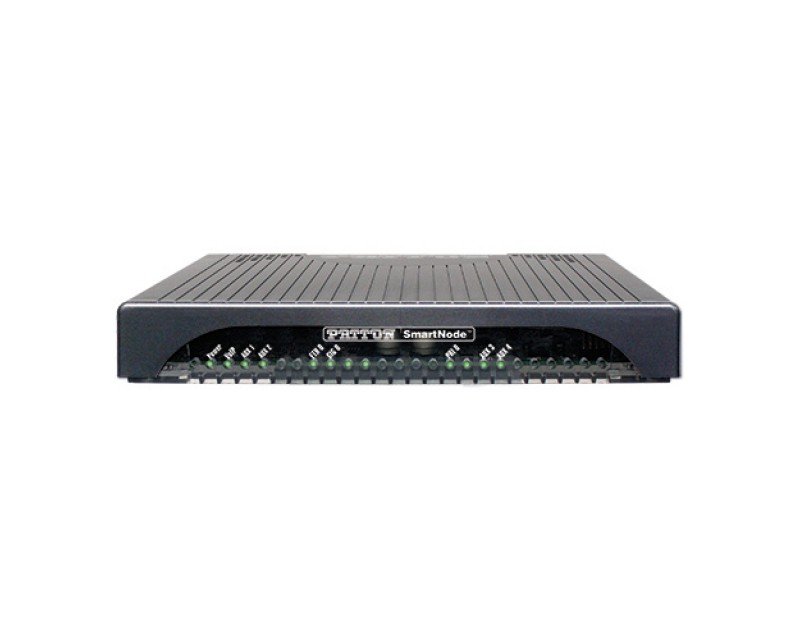 Patton SmartNode 4171 - 2x Gig Ethernet, 1 E1/T1 PRI, 15 VoIP Calls not upgreadable, 15 SIP Sessions, High Precision Clock