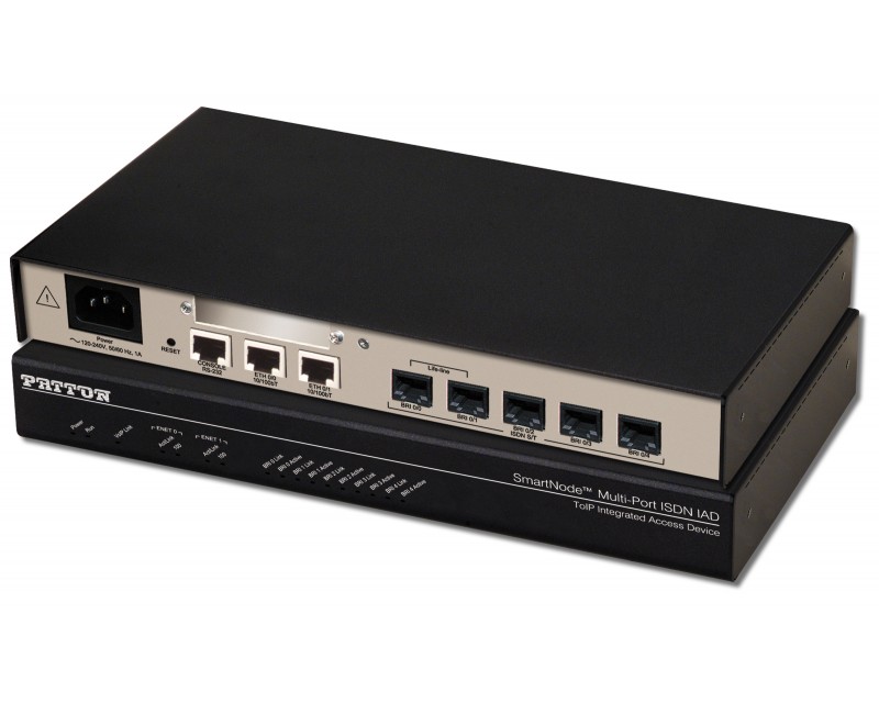 Patton SmartNode 4635 - 3 BRI VoIP Router with High Precision Clock