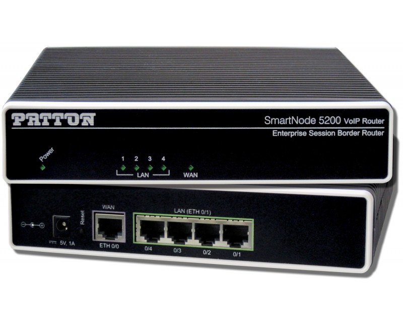 Patton SmartNode 5200 - 4-Channel Session Border Router