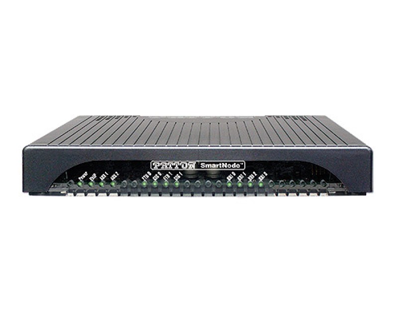 Patton SmartNode eSBC 5531 - 4 BRI, 8 VoIP Calls, 4 SIP Sessions Border Router G.SHDSL (4-Wire) 2x Gig. Ethernet,1x USB port with High Precision Clock.