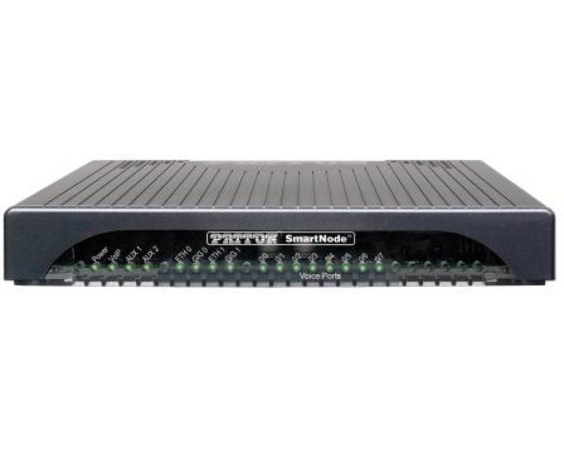 Patton SmartNode 4141 Analogue VoIP Gateway, 2x Gig Ethernet, 2FXS, 2 VoIP Calls, 4 SIP Sessions