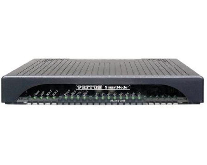 Patton SmartNode 4141 Analogue VoIP Gateway, 2x Gig Ethernet, 8FXO, 8 VoIP Calls, 4 SIP Sessions